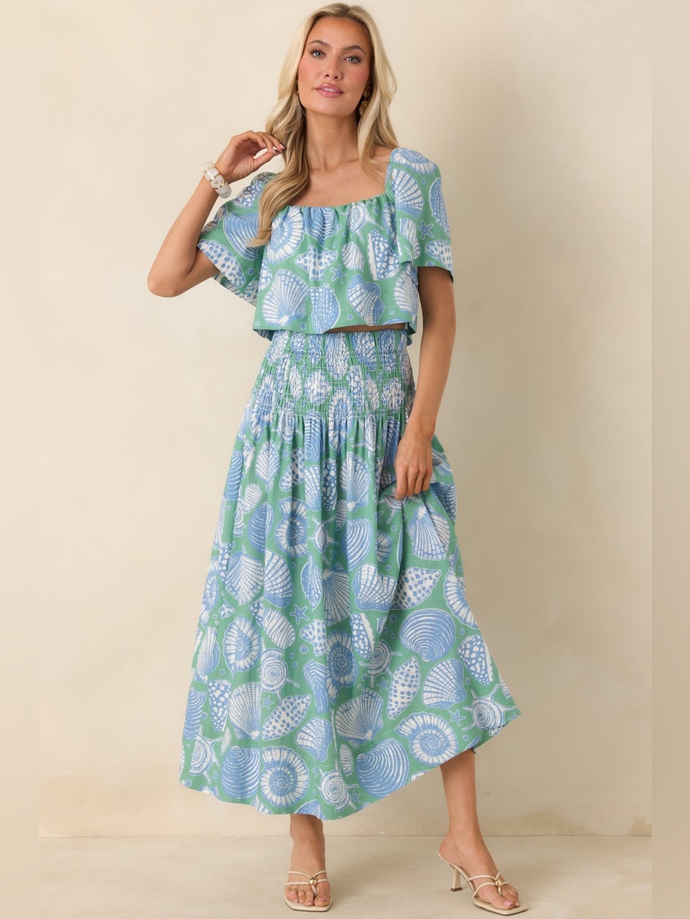 Paradisa Siesta Key Oceana Blue Convertible Skirt Dress NWT